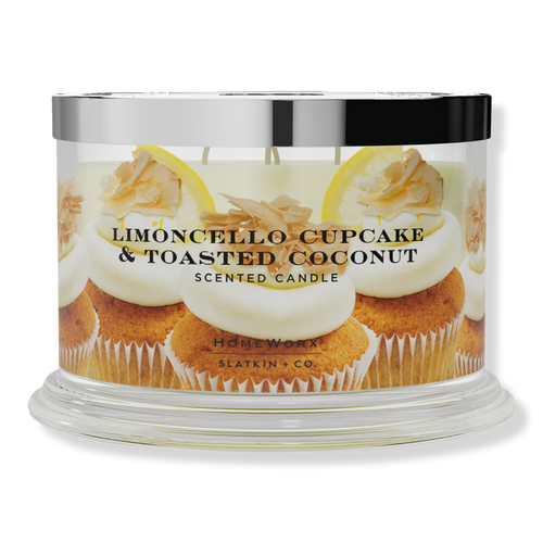 HomeWorx - Limoncello Cupcake and Toasted Coconut 4-Wick Scented