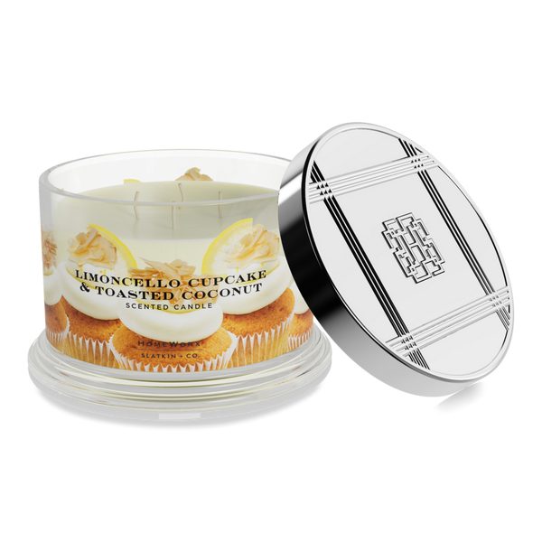 HomeWorx Limoncello Cupcake and Toasted Coconut 4-Wick Scented Candle #2