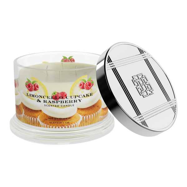 HomeWorx Limoncello Cupcake and Raspberry 4-Wick Scented Candle #2