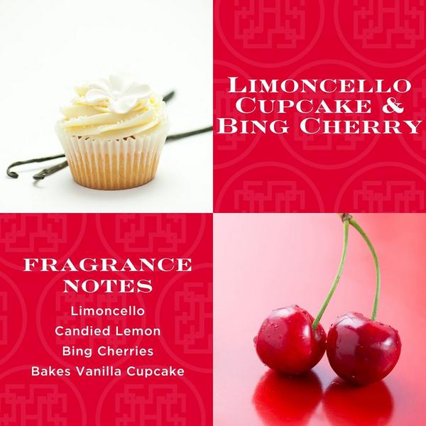 HomeWorx Limoncello Cupcake and Bing Cherry 4-Wick Scented Candle #2