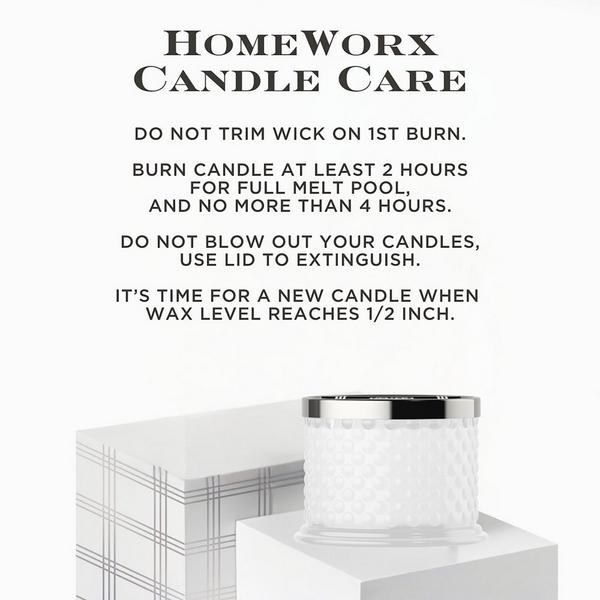 HomeWorx Lily of the Valley 3-Wick Scented Candle #5