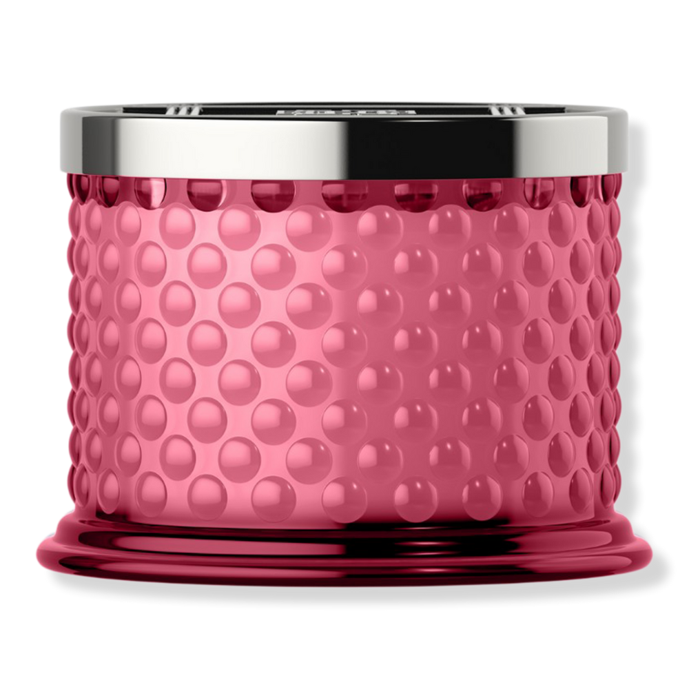 Homeworx Hibiscus Flower 3-wick Scented Candle In Pink