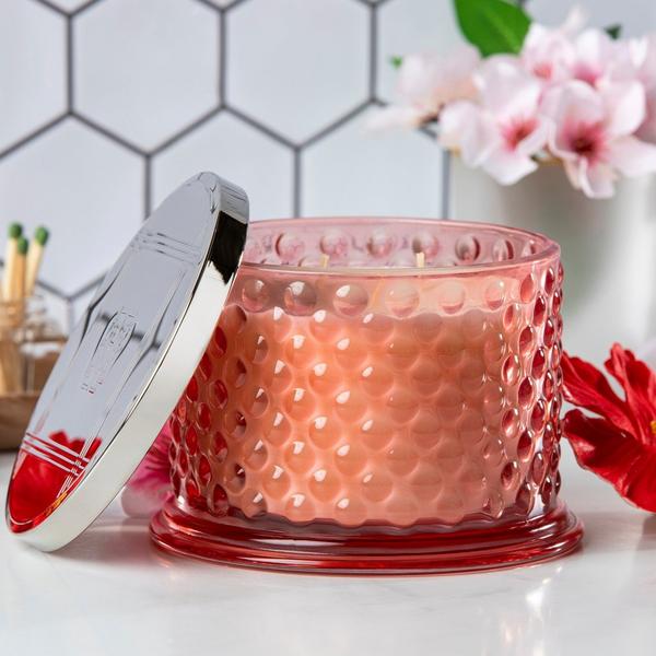 HomeWorx Hibiscus Flower 3-Wick Scented Candle #2