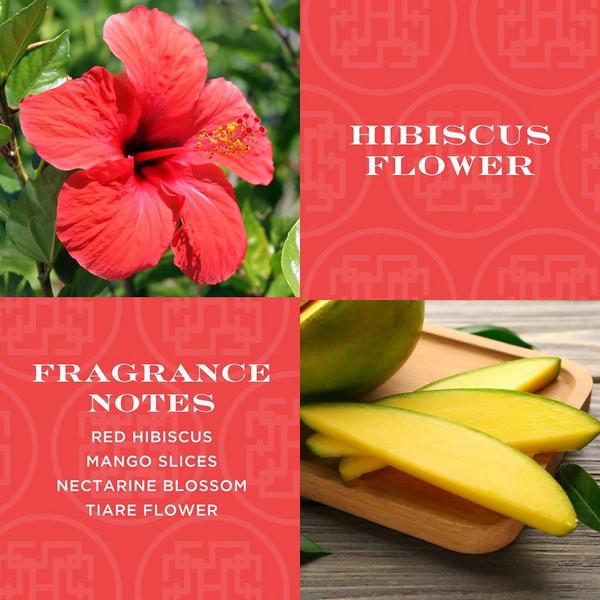 HomeWorx Hibiscus Flower 3-Wick Scented Candle #3