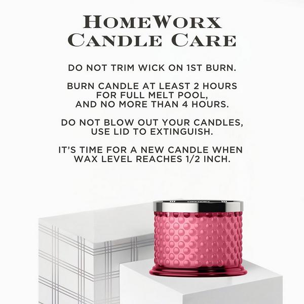 HomeWorx Hibiscus Flower 3-Wick Scented Candle #5