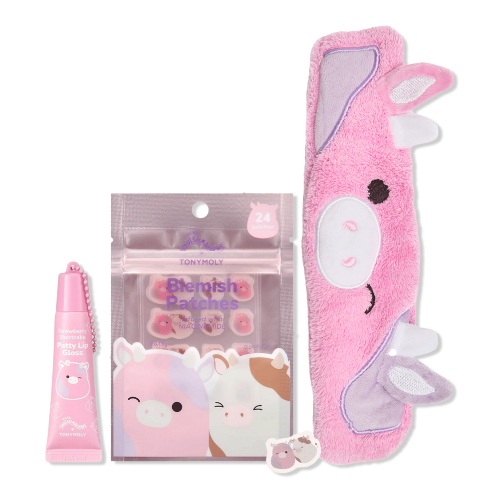 Tonymoly Squishmallows Perfectly Pink Patty Selfcare Bundle