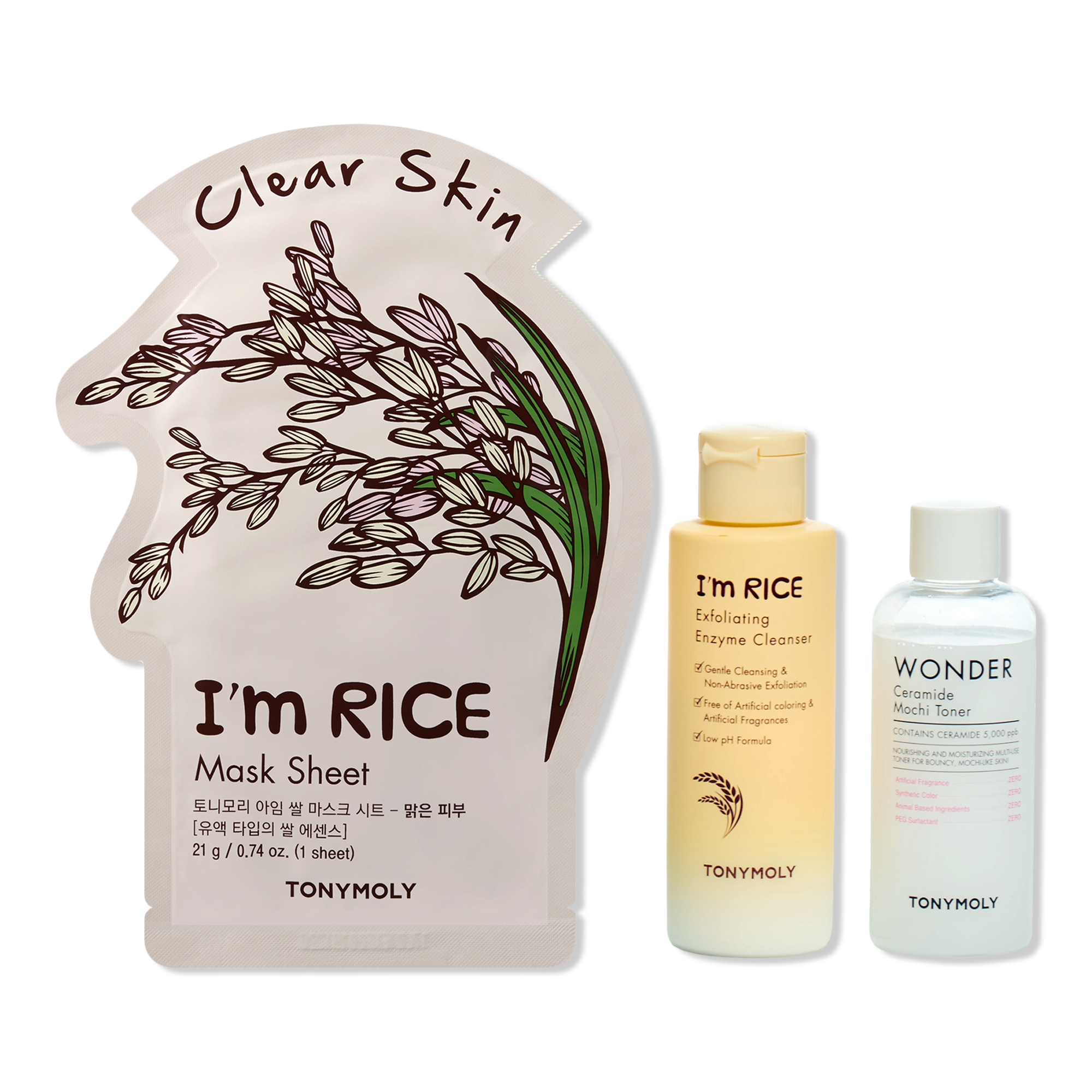 TONYMOLY Skin Clarifying Rice Wonder Travel Trio #1