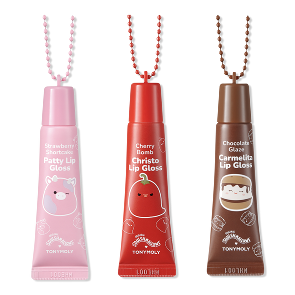TONYMOLY Squishmallows Flavor-ite Friends Lip Gloss Trio #1
