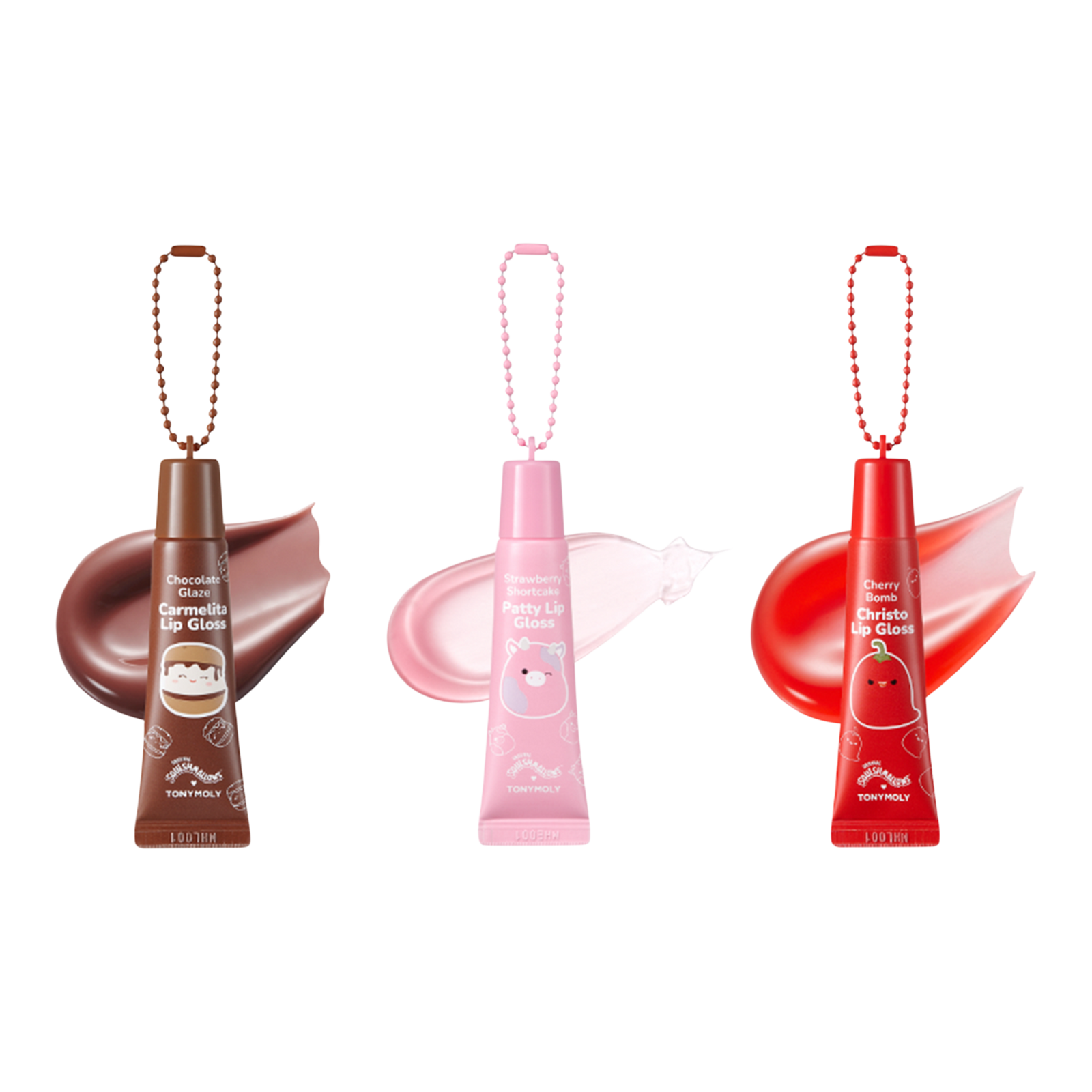 Squishmallows Flavor-ite Friends Lip Gloss Trio