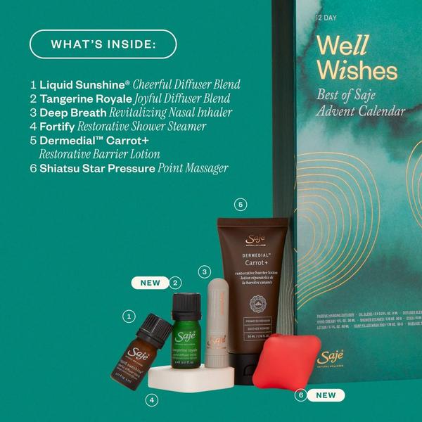 Saje Natural Wellness Well Wishes Best of Saje Advent Calendar #4