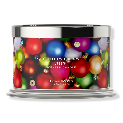 HomeWorx Christmas Joy 4-Wick Scented Candle