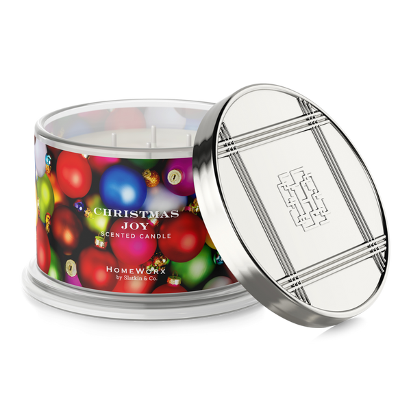 HomeWorx Christmas Joy 4-Wick Scented Candle #2