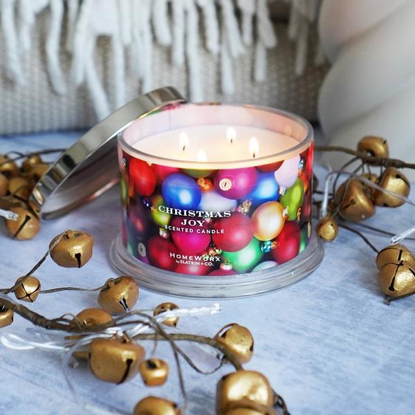 HomeWorx Christmas Joy 4-Wick Scented Candle #4