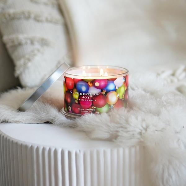 HomeWorx Christmas Joy 4-Wick Scented Candle #5
