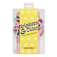 Brighten and Glow 5 Pack Sheet Mask Set