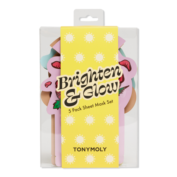 TONYMOLY Brighten and Glow 5 Pack Sheet Mask Set #1