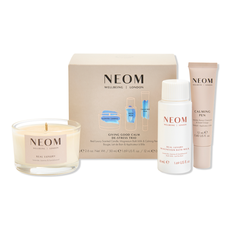 NEOM Wellbeing - Giving Good Calm De-Stress Trio Discovery Kit