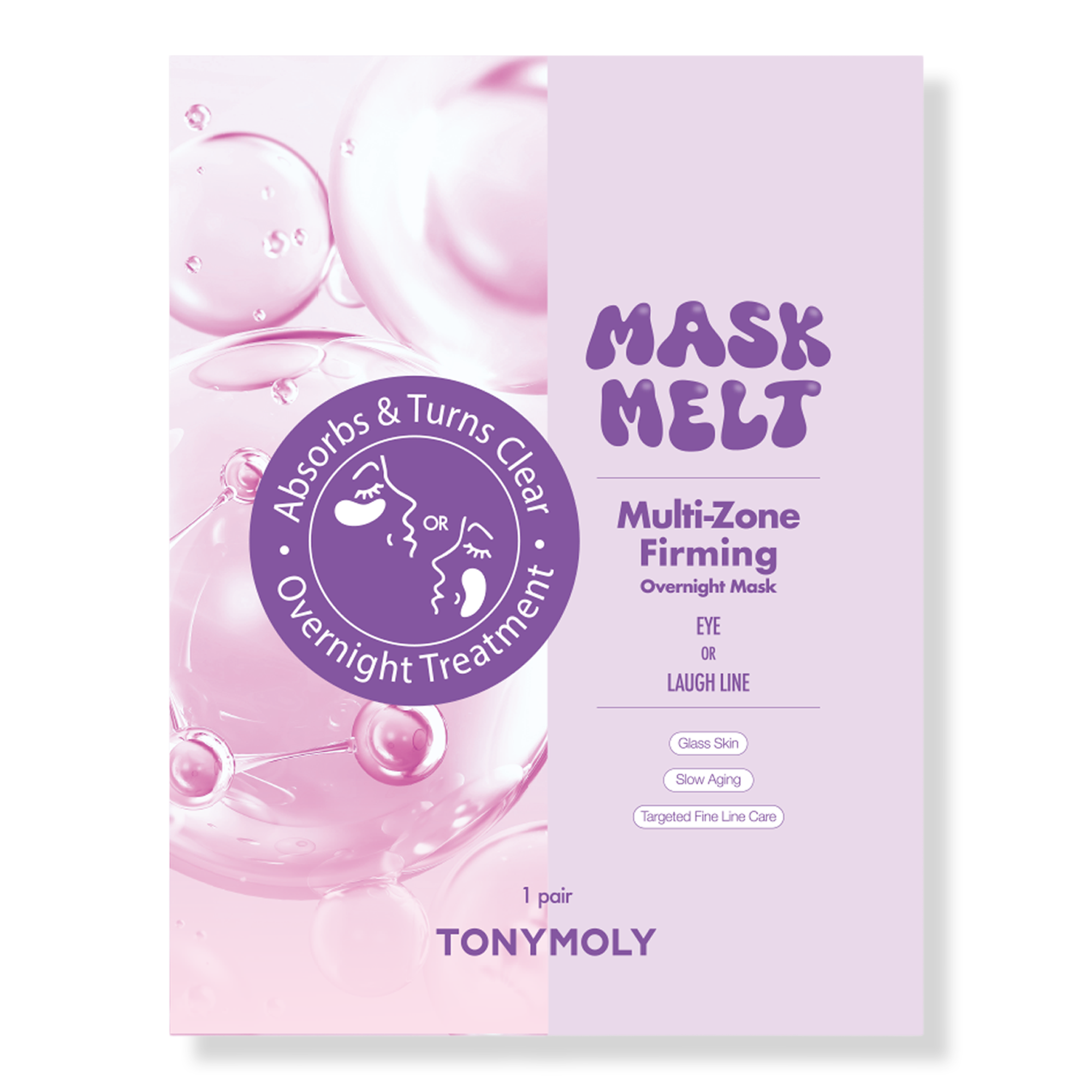 TONYMOLY Mask Melt Multi-Zone Eye + Laugh Line Mask #1