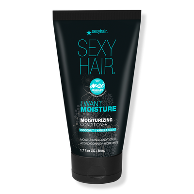 Sexy Hair Free I WANT MOISTURE Moisturizing Conditioner deluxe sample with $25 brand purchase Free I WANT MOISTURE Moisturizing Conditioner deluxe sample with $25 brand purchase