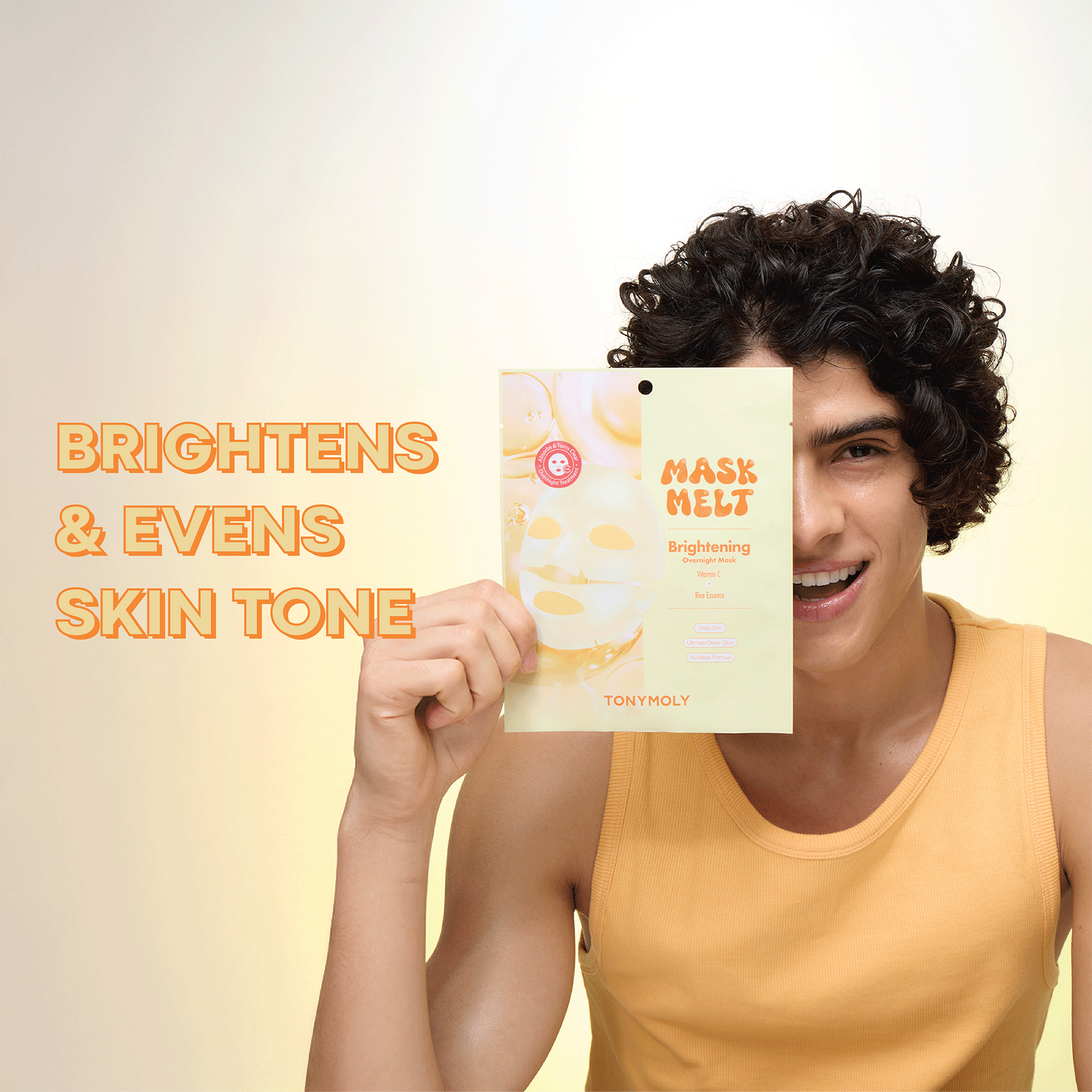 Mask Melt Vitamin C + Rice Overnight Hydrogel Mask