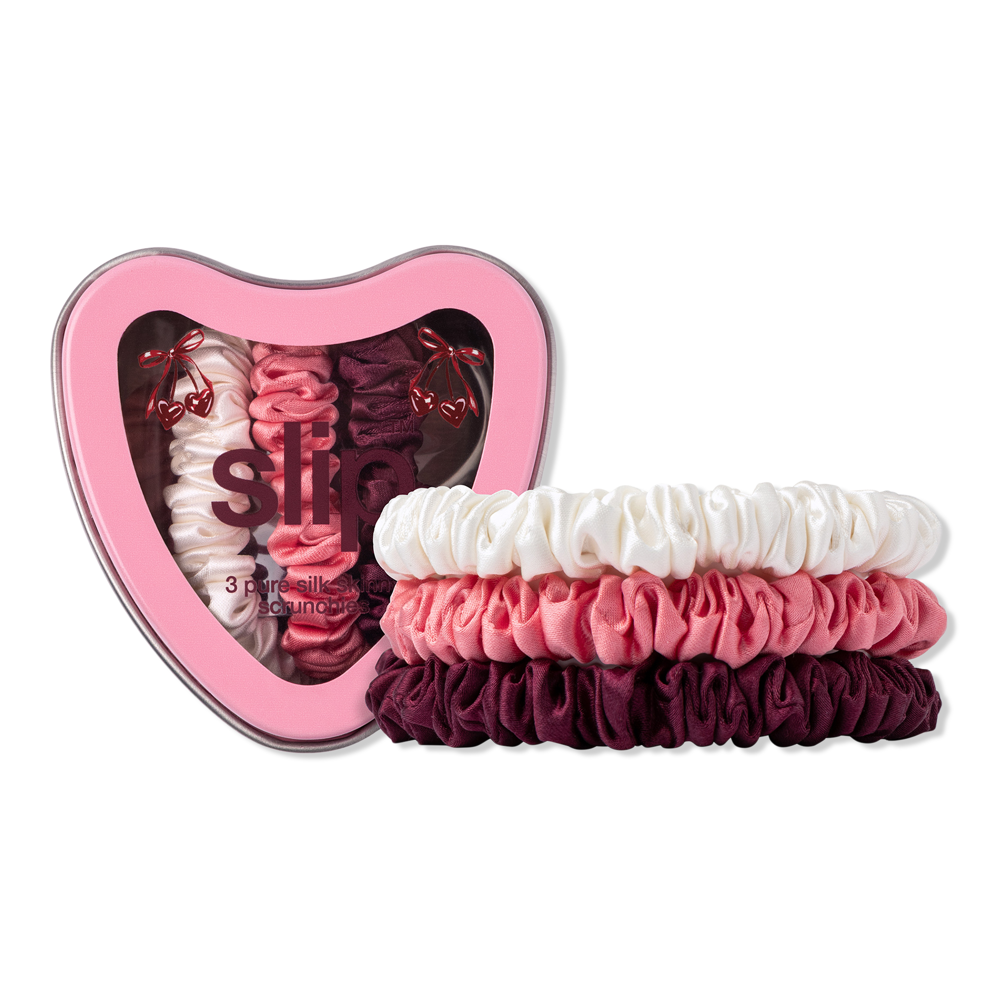 Slip Pure Silk Skinny Scrunchie Trio Tin #1