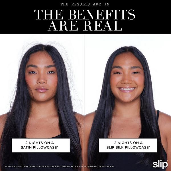 Slip Pure Silk Queen Pillowcase Lace Trim #8