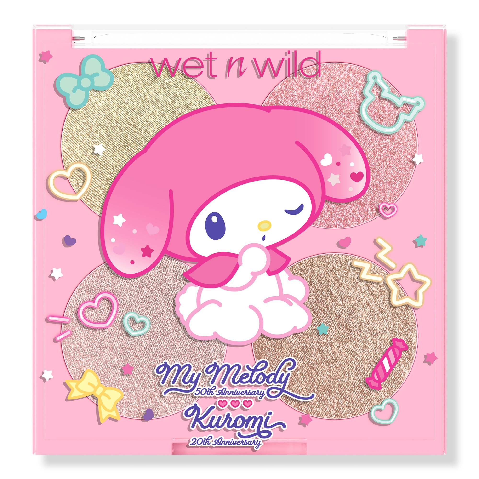 Wet n Wild My Melody Anniversary Blush & Highlighter Quad #1