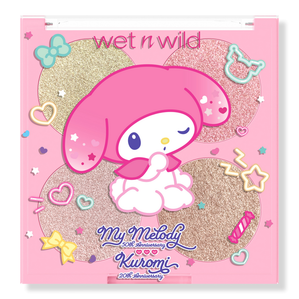 Wet n Wild My Melody Anniversary Blush & Highlighter Quad #1