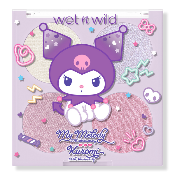 Wet n Wild Kuromi Anniversary Blush & Highlighter Quad #1