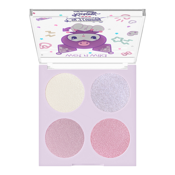 Wet n Wild Kuromi Anniversary Blush & Highlighter Quad #4