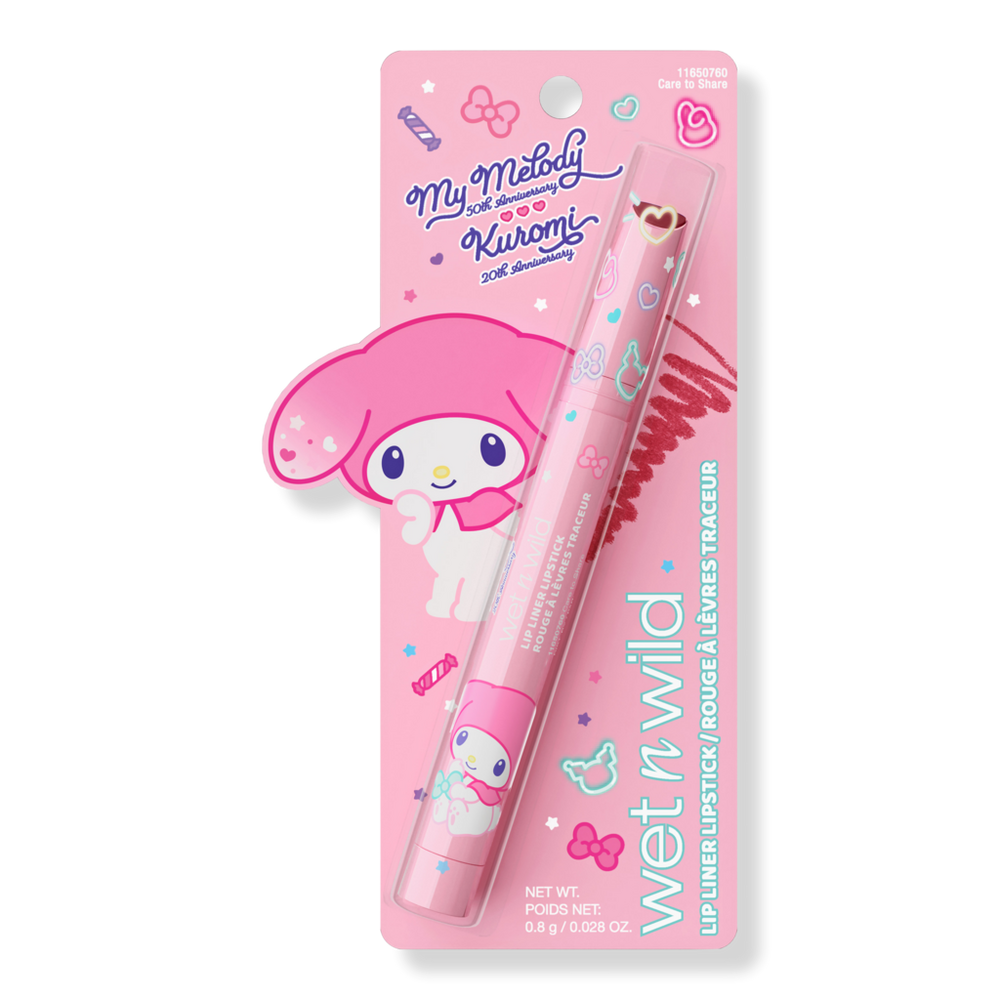 Wet N Wild My Melody Anniversary Lip Liner Lipstick - Care To Share