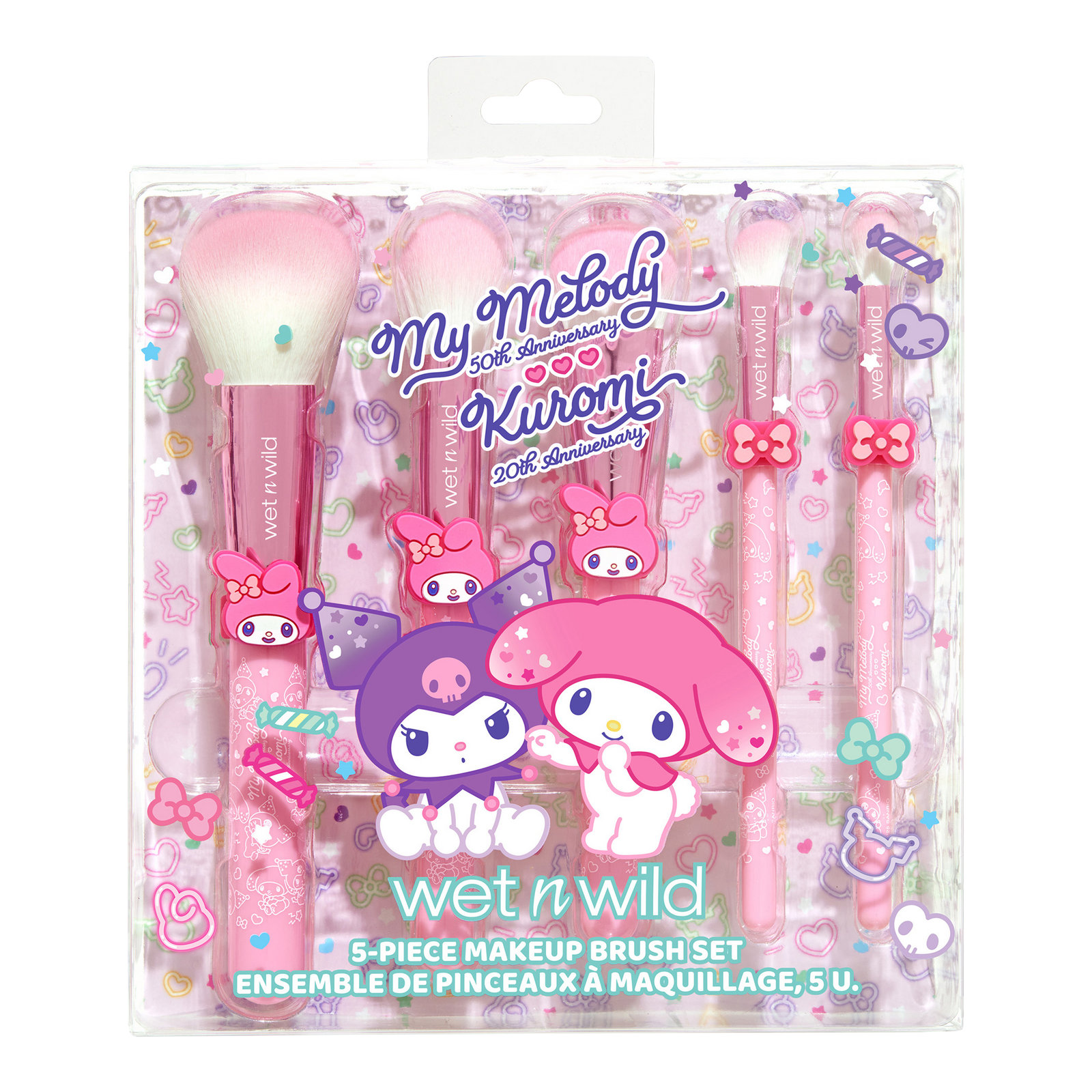 Melody Anniversary 5-Piece Makeup Brush Set
