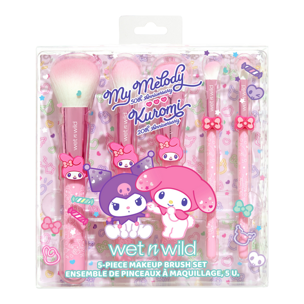 Melody Anniversary 5-Piece Makeup Brush Set