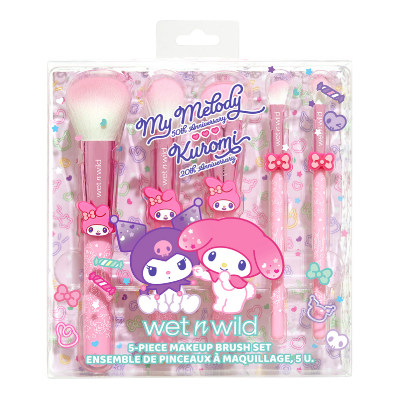 Wet n Wild - Melody Anniversary 5-Piece Makeup Brush Set | Ulta Beauty