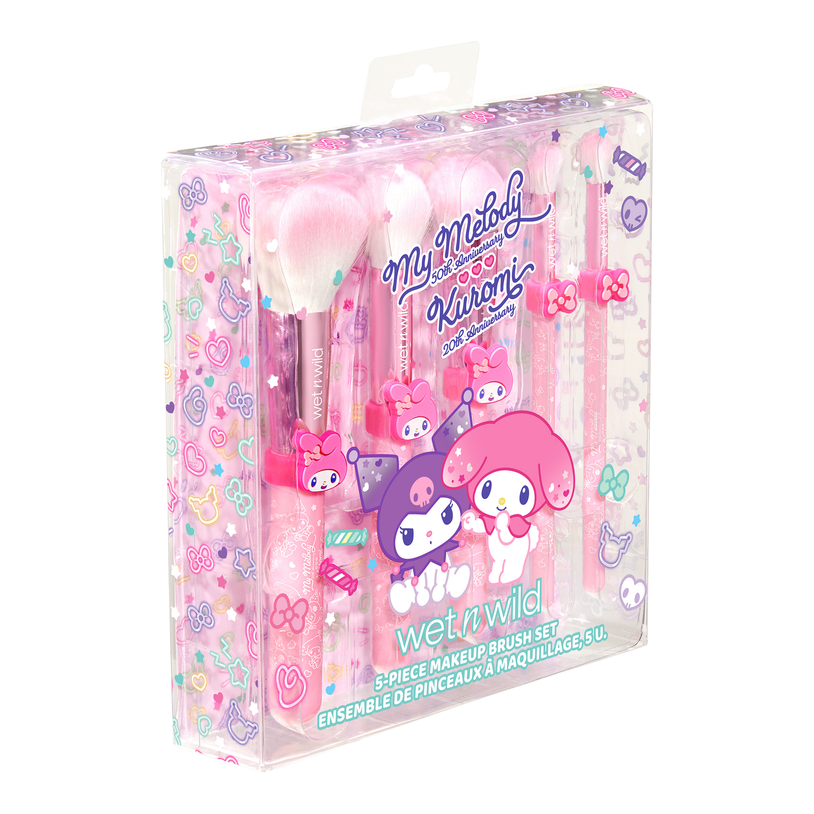 Melody Anniversary 5-Piece Makeup Brush Set