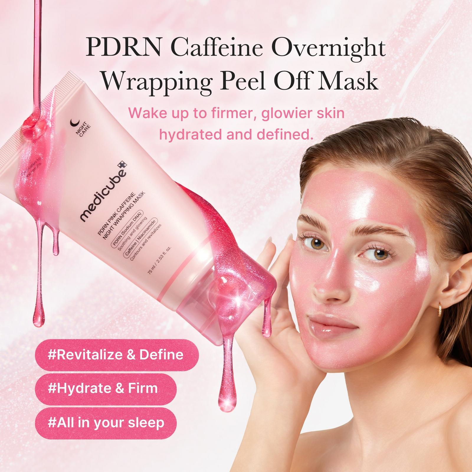 PDRN Pink Caffeine Night Wrapping Mask