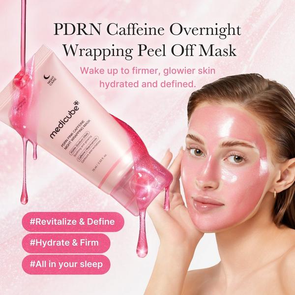 medicube PDRN Pink Caffeine Night Wrapping Mask #4