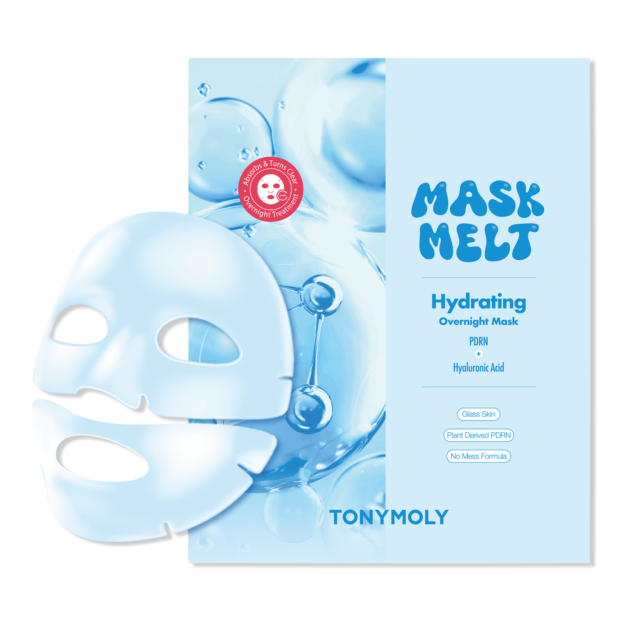 TONYMOLY Mask Melt PDRN + Hyaluronic Acid Overnight Hydrogel Mask #1