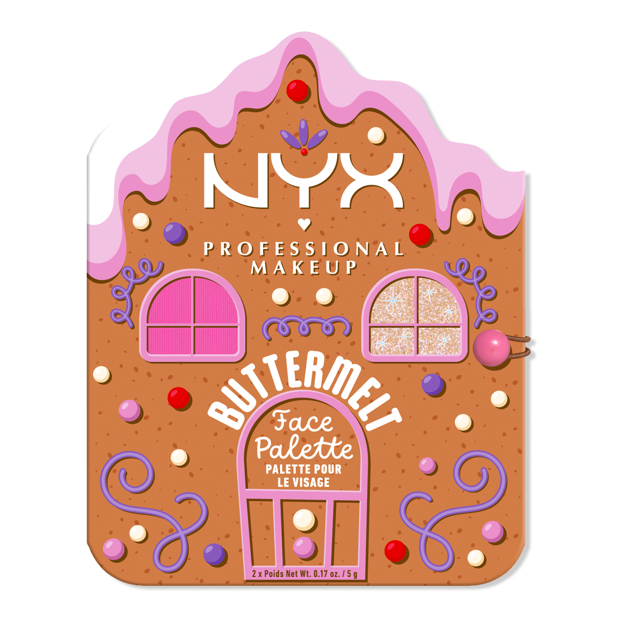 NYX Professional Makeup Buttermelt Face Palette Blush & Highlighter Duo #1