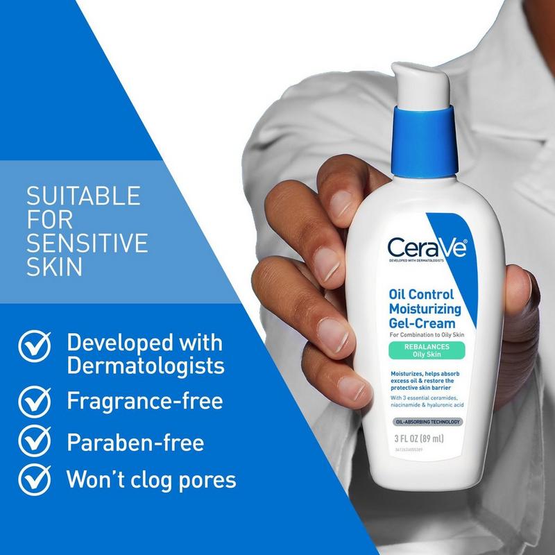 Oil Control Moisturizing Gel-Cream - 2.0 oz