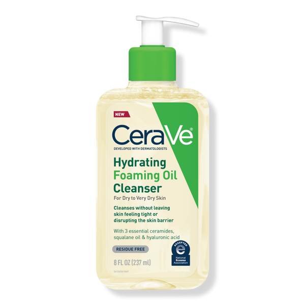 CeraVe Hydrating Foaming Oil Cleanser #1