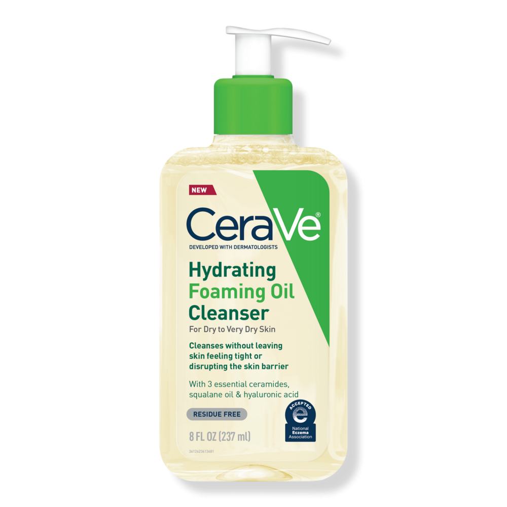 Cerave Hydrating Foaming Oil Cleanser - 8.0 oz
