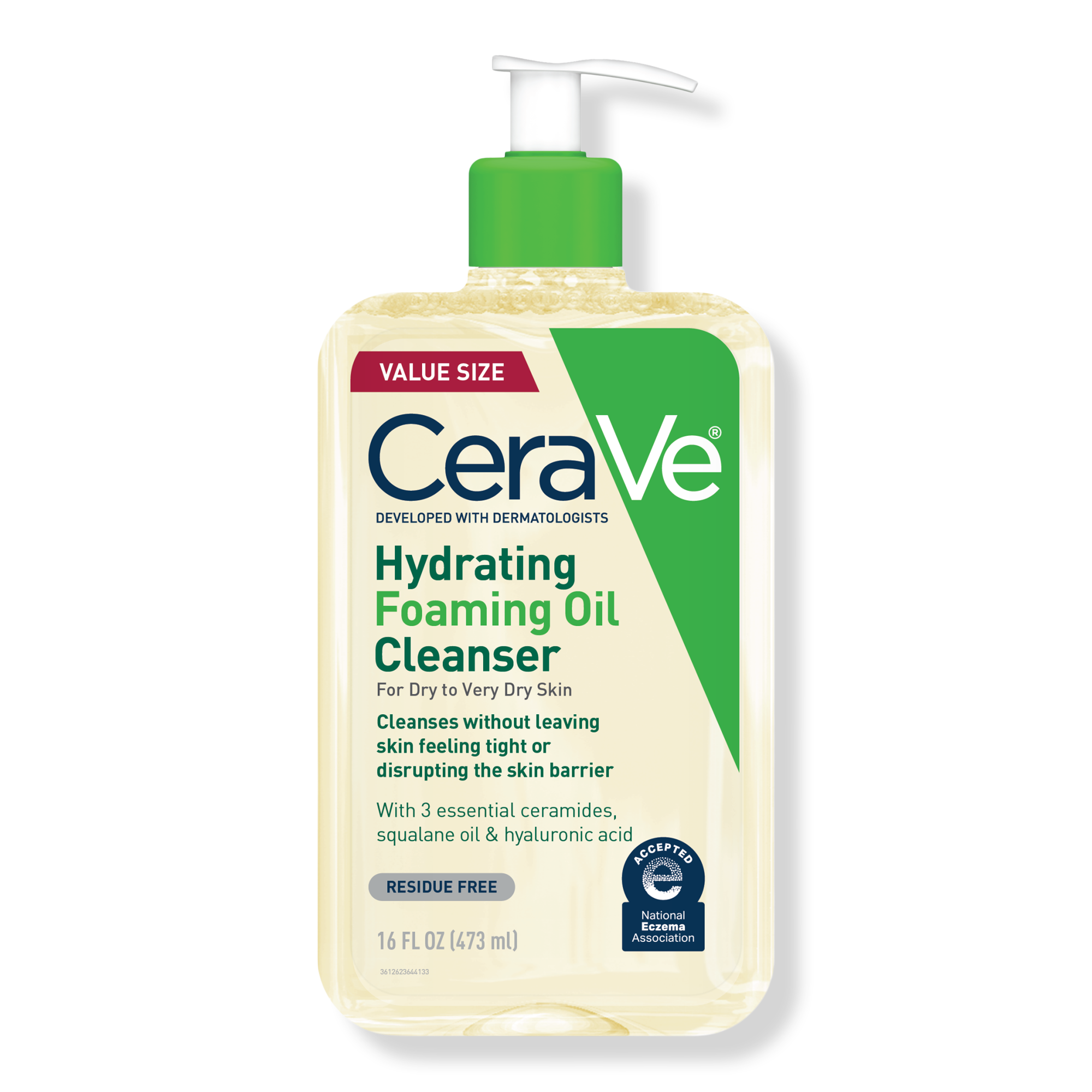 CeraVe Hydrating Foaming Oil Cleanser #1