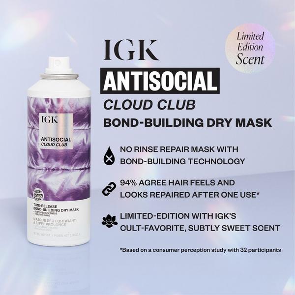 IGK Antisocial Cloud Club Time-Release Bond-Building Dry Mask #3