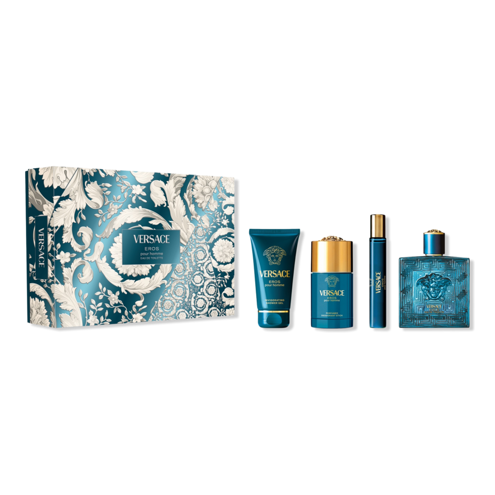 Versace Eros Eau De Toilette 4-piece Gift Set