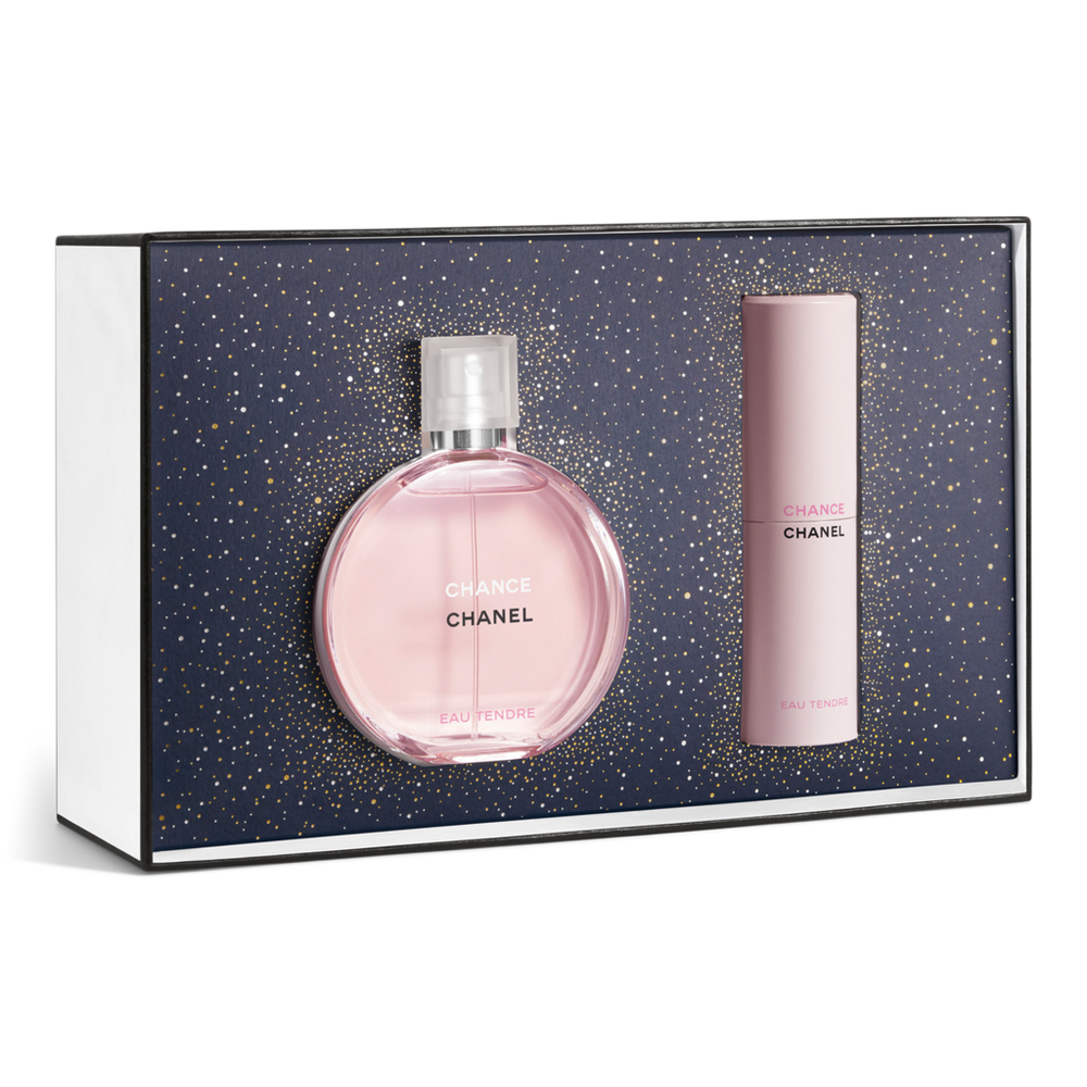 Chanel Chance Eau Tendre Eau De Toilette Twist And Spray Set