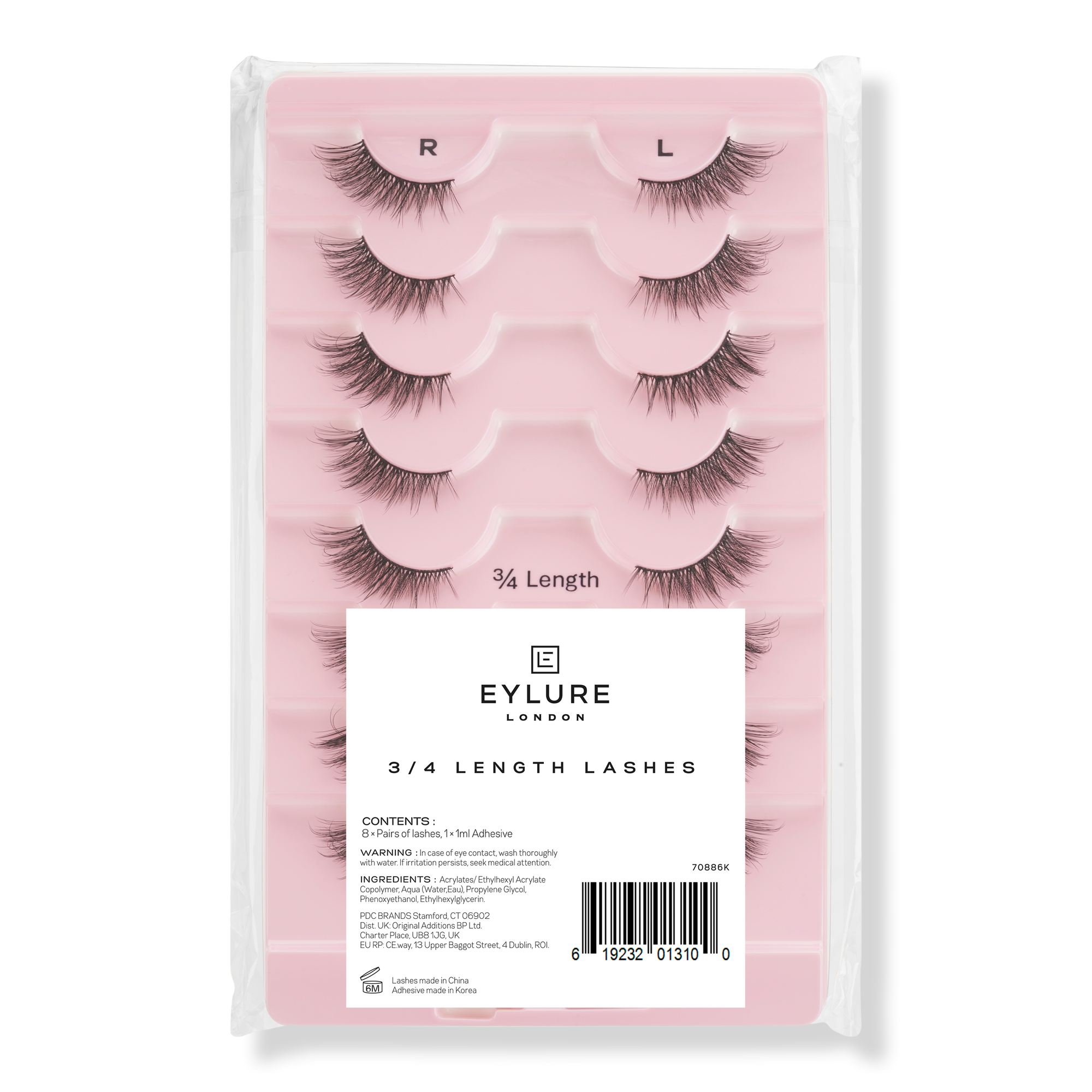 Eylure 3/4 Length Accent No. 601 Eyelashes Multipack #1