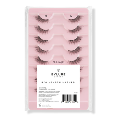 Eylure 3/4 Length Accent No. 601 Eyelashes Multipack
