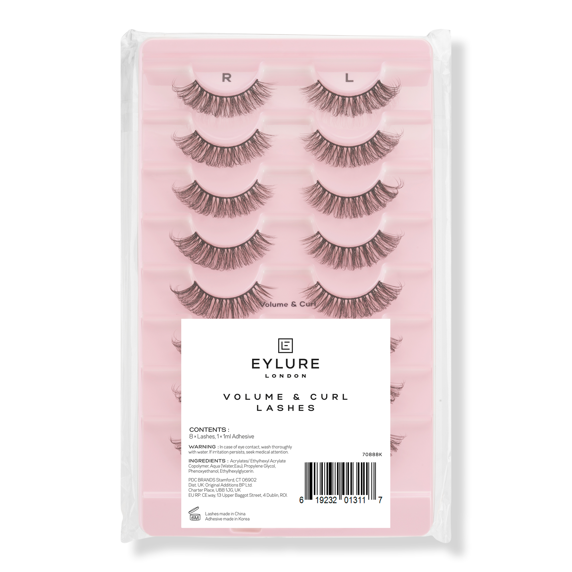 Eylure Volume & Curl No. 605 Eyelashes Multipack #1