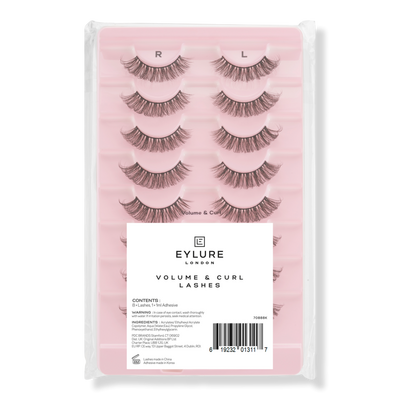 Eylure Volume & Curl No. 605 Eyelashes Multipack